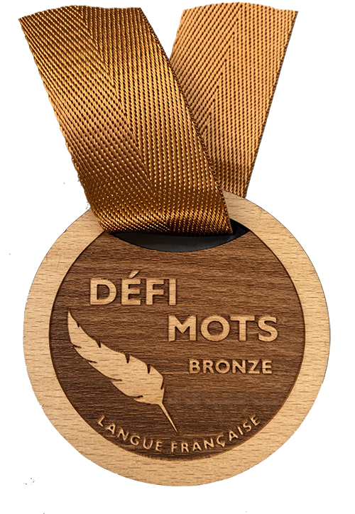 Mdaille de bronze Dfi'Mots