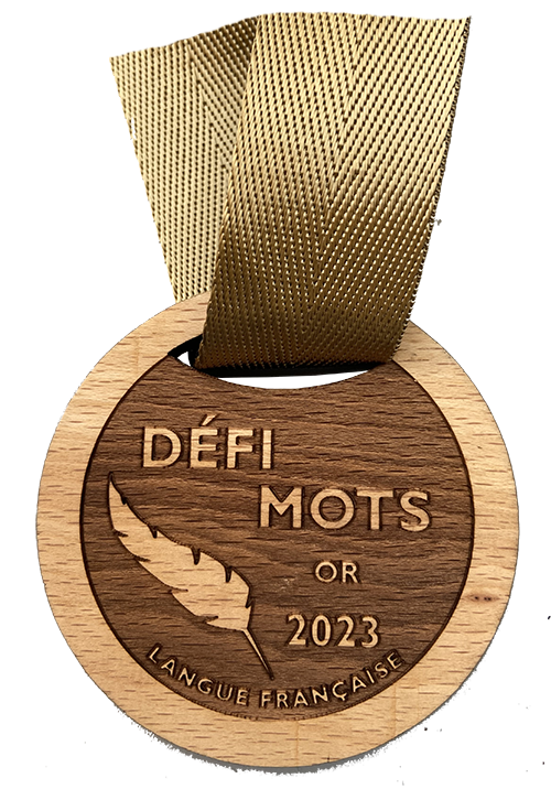 Médaille d'or Défi'Mots